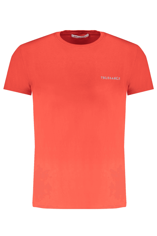 8895TRUSSARDI T-SHIRT MANICHE CORTE UOMO ROSSO