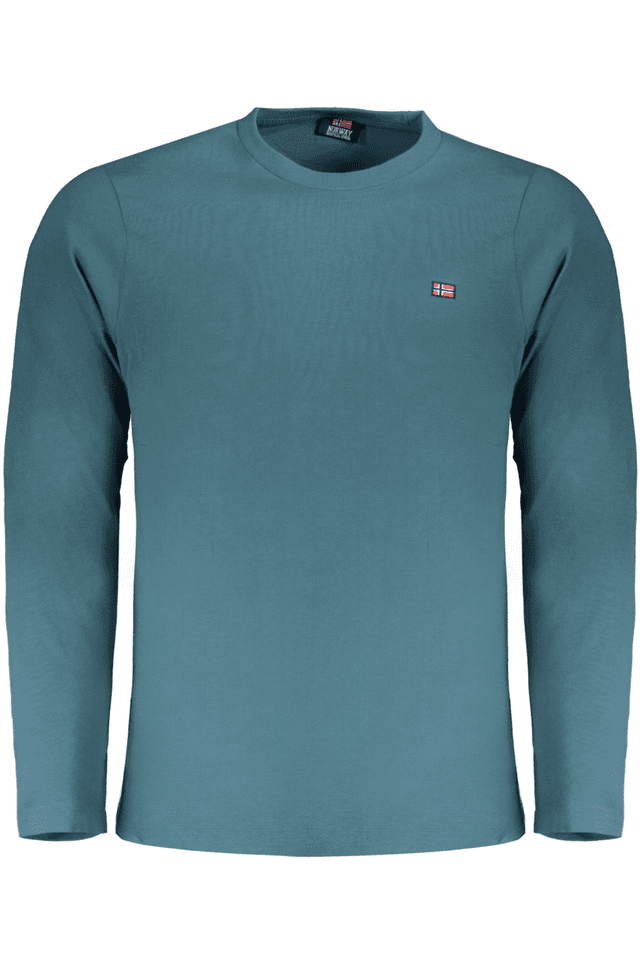 10142NORWAY 1963 T-SHIRT MANICHE LUNGHE UOMO VERDE