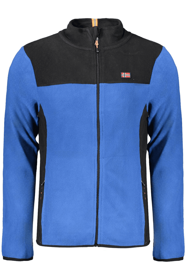 10195NORWAY 1963 FELPA CON ZIP UOMO BLU