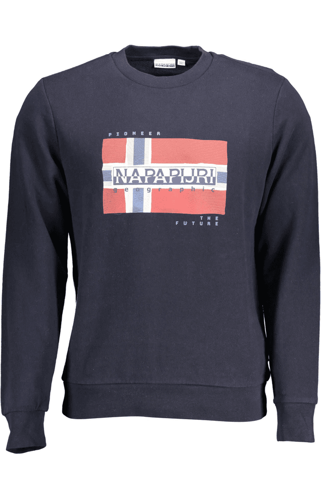 1562NAPAPIJRI FELPA SENZA ZIP UOMO BLU