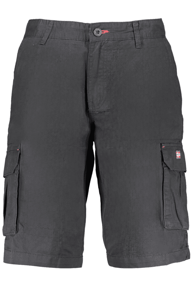 9532NORWAY 1963 PANTALONE BERMUDA UOMO NERO