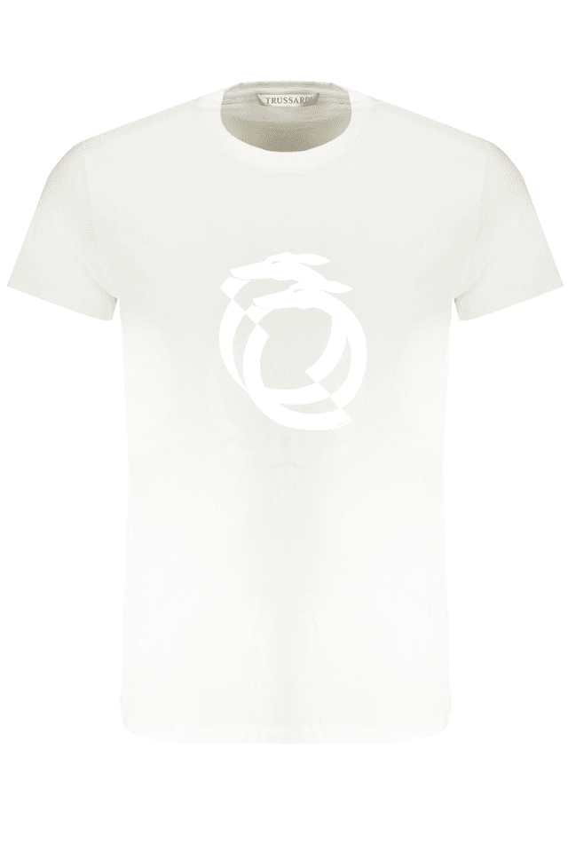 8894TRUSSARDI T-SHIRT MANICHE CORTE UOMO BIANCO