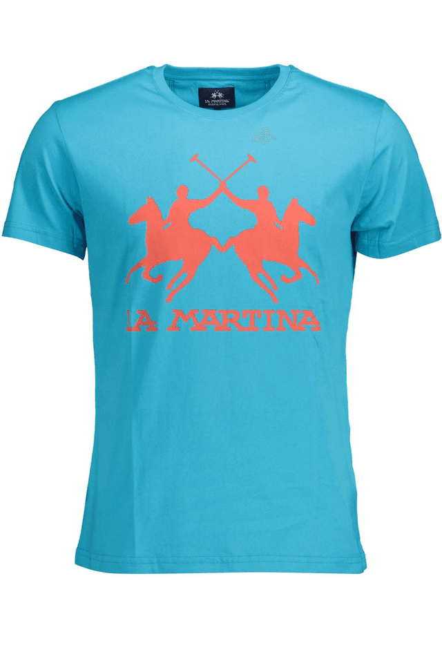 1612LA MARTINA T-SHIRT MANICHE CORTE UOMO BLU