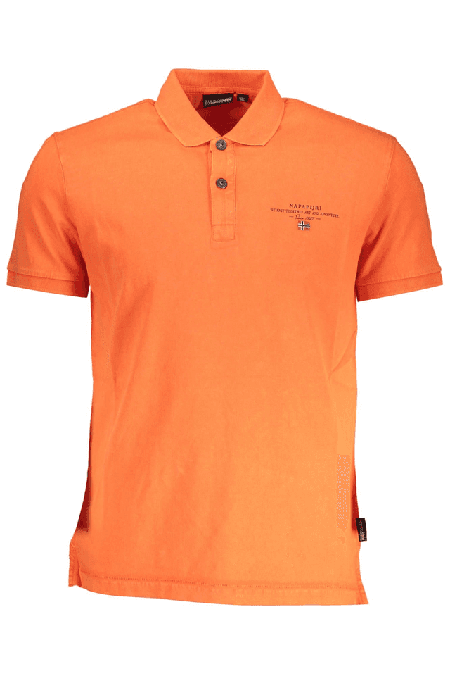 3432NAPAPIJRI POLO MANICHE CORTE UOMO ROSSO