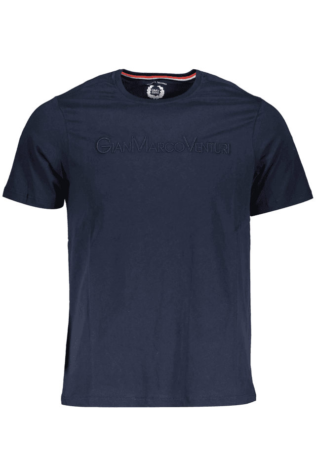 4035GIAN MARCO VENTURI T-SHIRT MANICHE CORTE UOMO BLU
