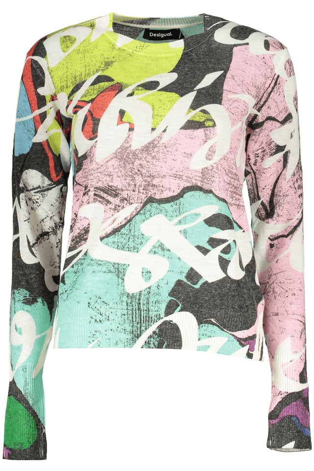 5536DESIGUAL MAGLIA DONNA NERO