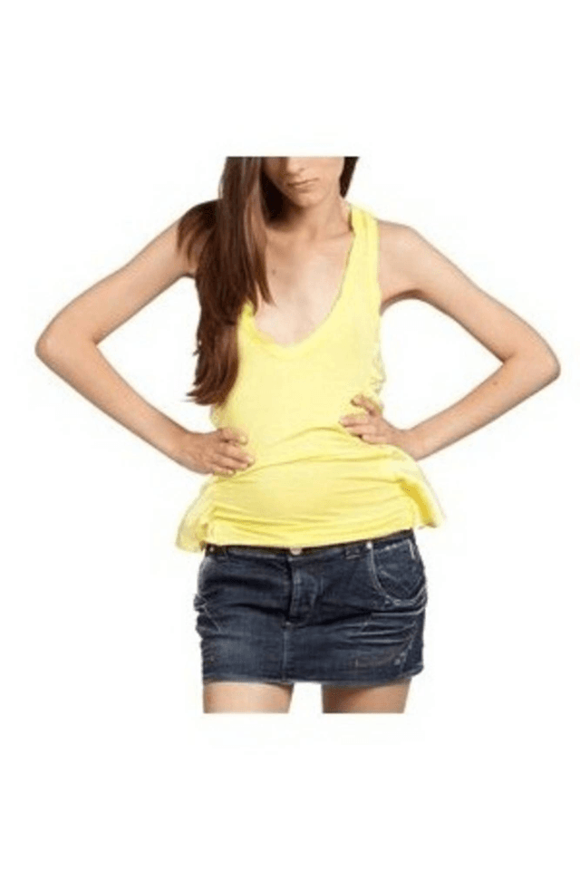 1000ZUELEMENTS CANOTTA DONNA GIALLO