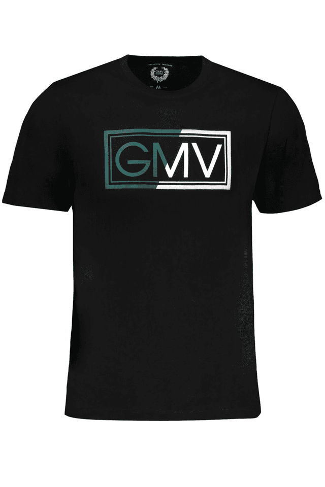 9611GIAN MARCO VENTURI T-SHIRT MANICHE CORTE UOMO NERO
