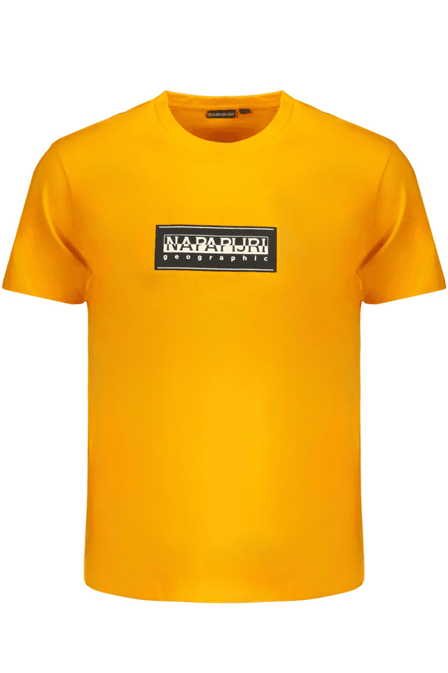 9963NAPAPIJRI T-SHIRT MANICHE CORTE UOMO ARANCIO