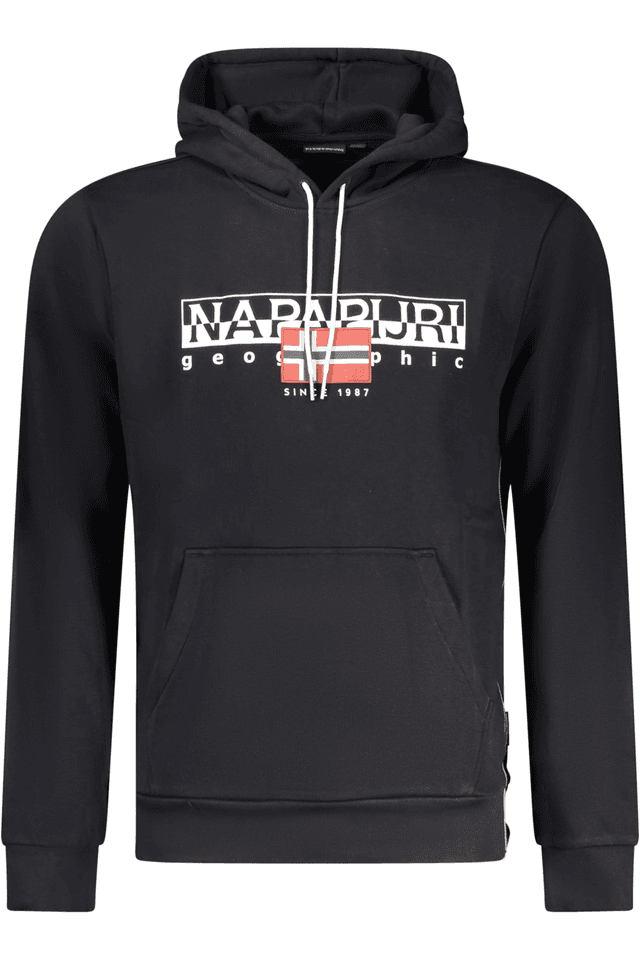 10373NAPAPIJRI FELPA SENZA ZIP UOMO NERO