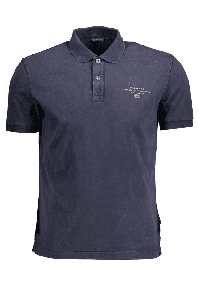 1651NAPAPIJRI POLO MANICHE CORTE UOMO BLU