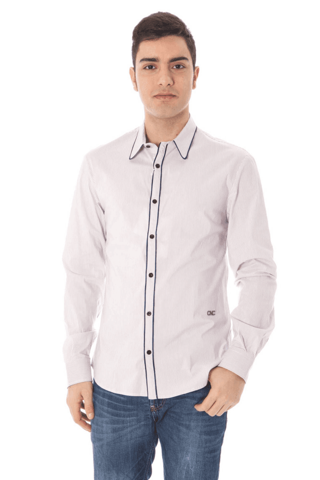 879COSTUME NATIONAL CAMICIA MANICHE LUNGHE UOMO ROSA