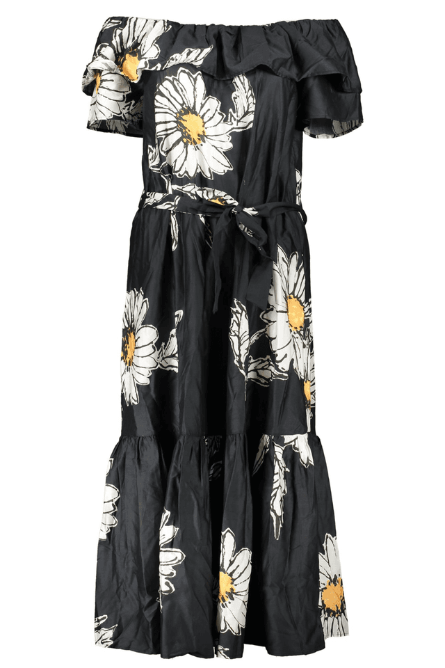7551DESIGUAL ABITO LUNGO DONNA NERO