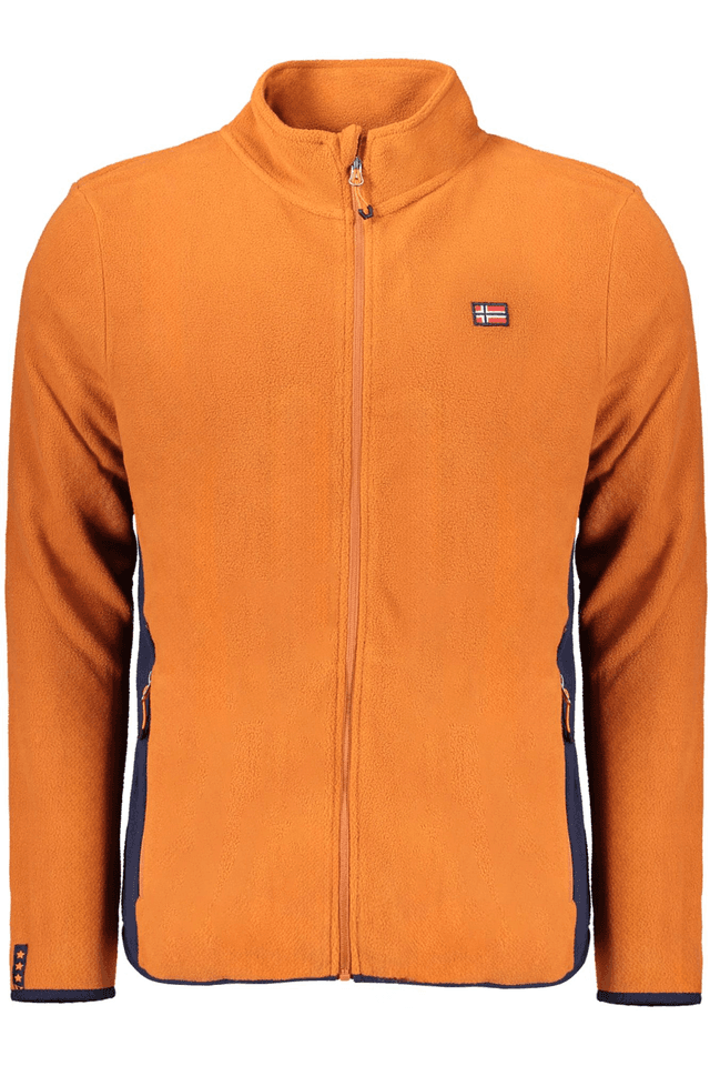 10203NORWAY 1963 FELPA CON ZIP UOMO MARRONE