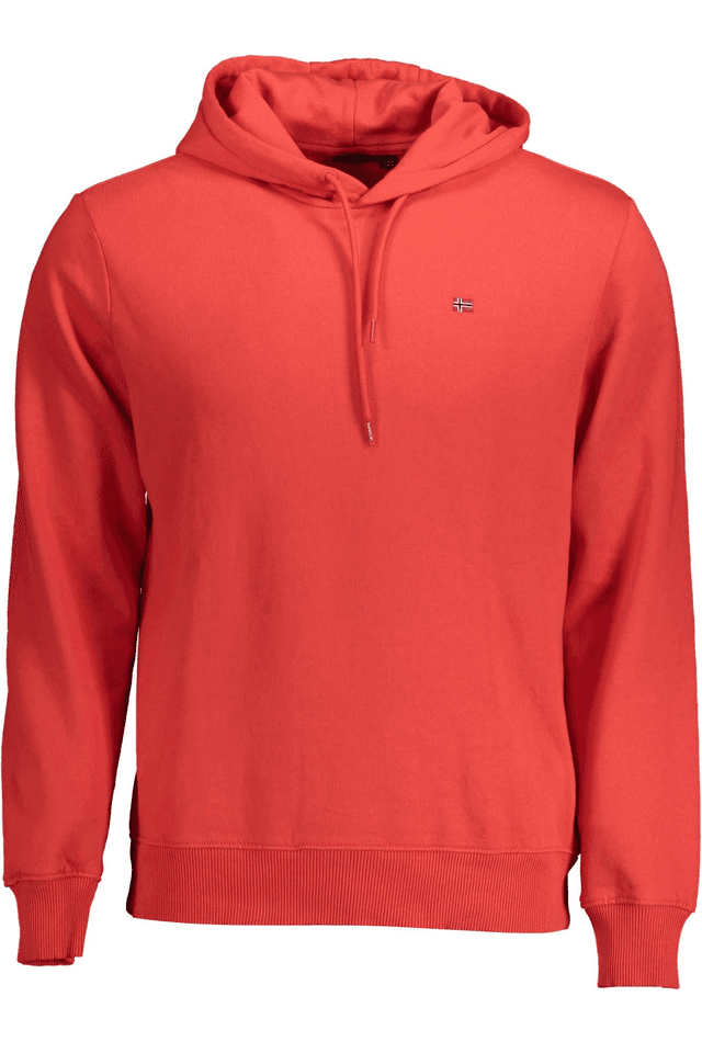 2127NAPAPIJRI FELPA SENZA ZIP UOMO ROSSO
