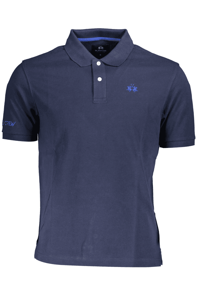 3858LA MARTINA POLO MANICHE CORTE UOMO BLU