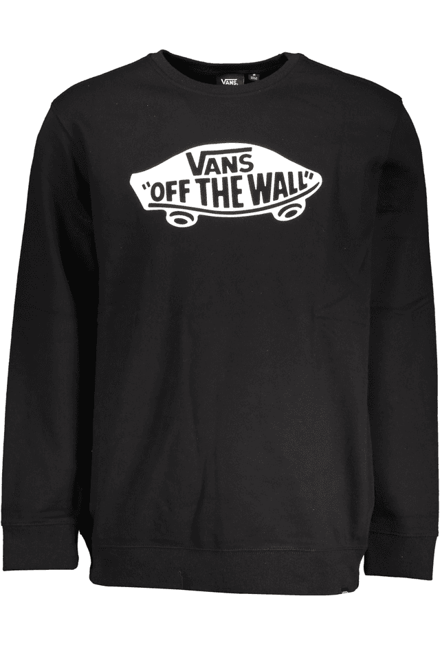 5849VANS FELPA SENZA ZIP UOMO NERO