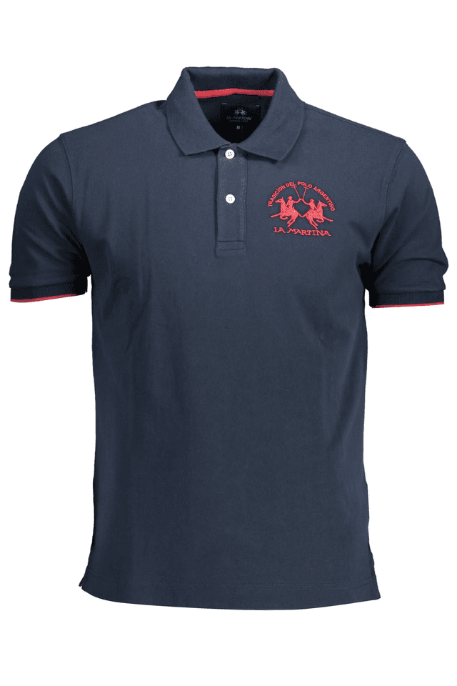 1600LA MARTINA POLO MANICHE CORTE UOMO BLU
