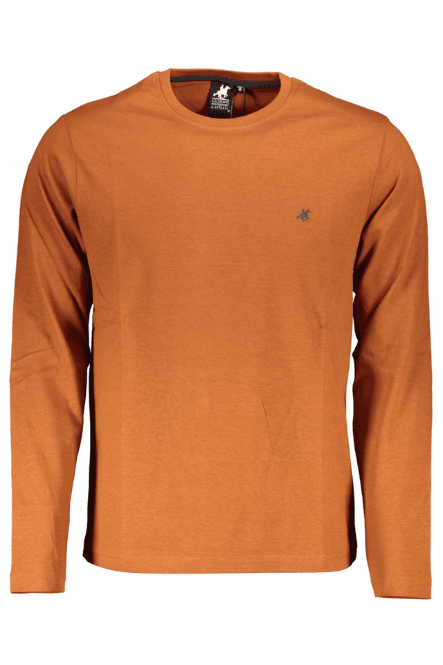 4788U.S. GRAND POLO T-SHIRT MANICHE LUNGHE UOMO MARRONE