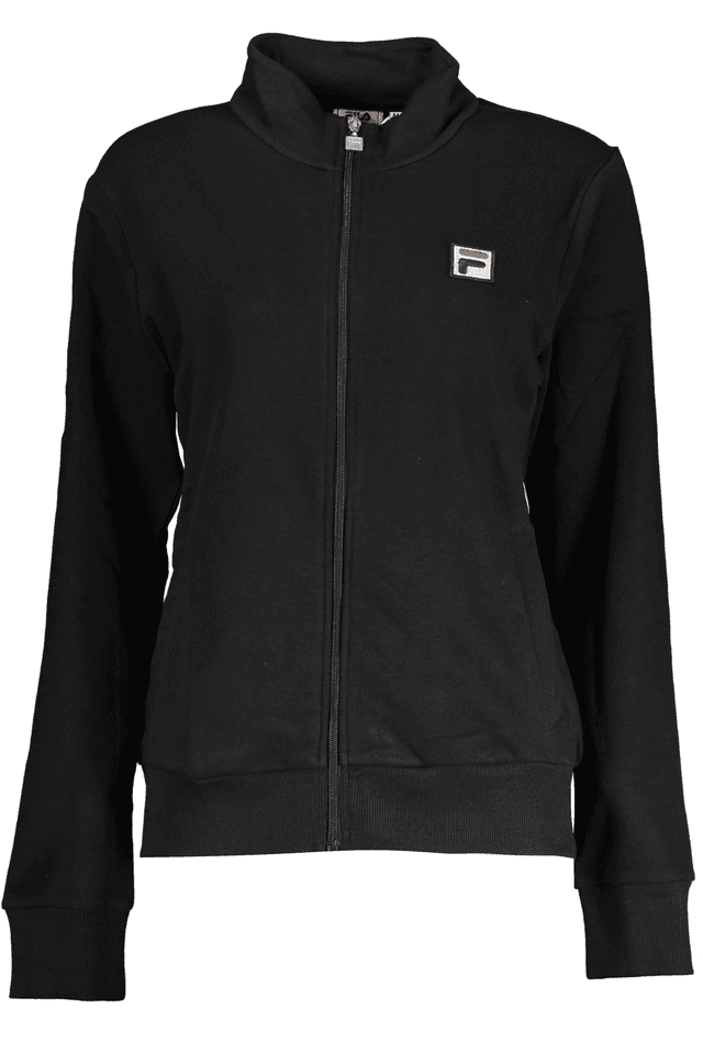 7925FILA FELPA CON ZIP DONNA NERO