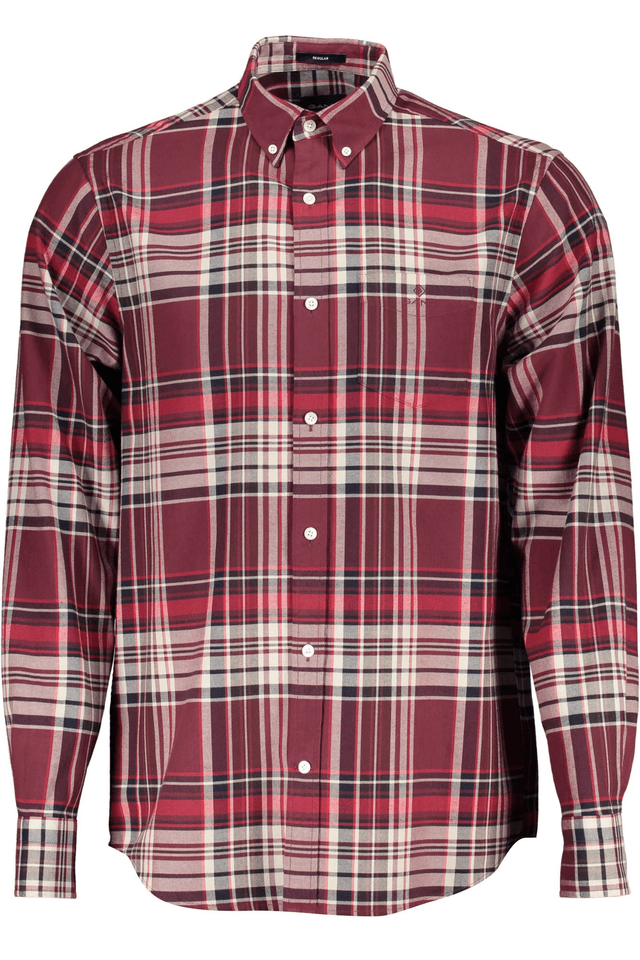 5299GANT CAMICIA MANICHE LUNGHE UOMO ROSSO