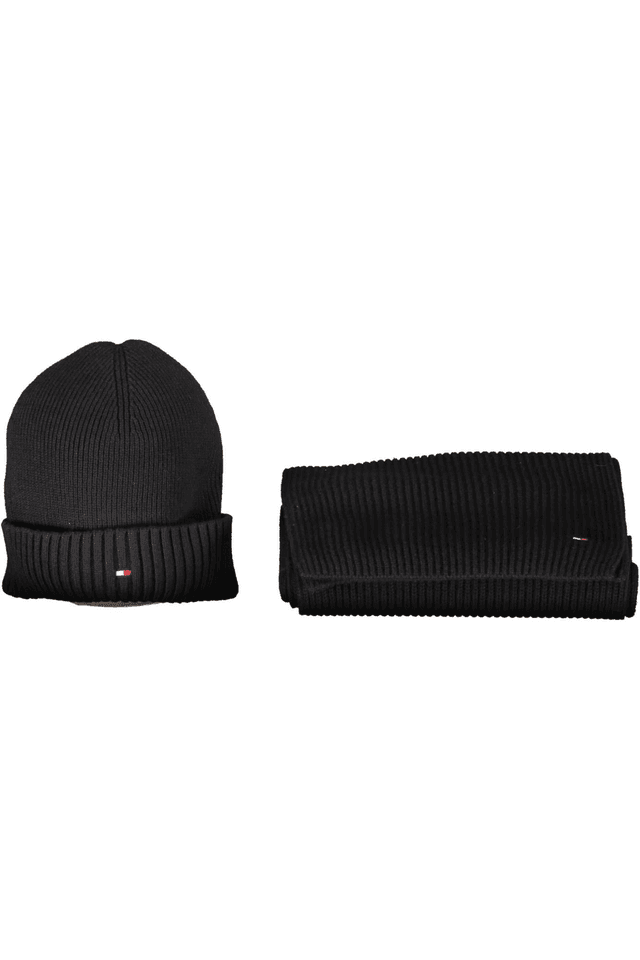 TOMMY HILFIGER SCIARPA UOMO NERO