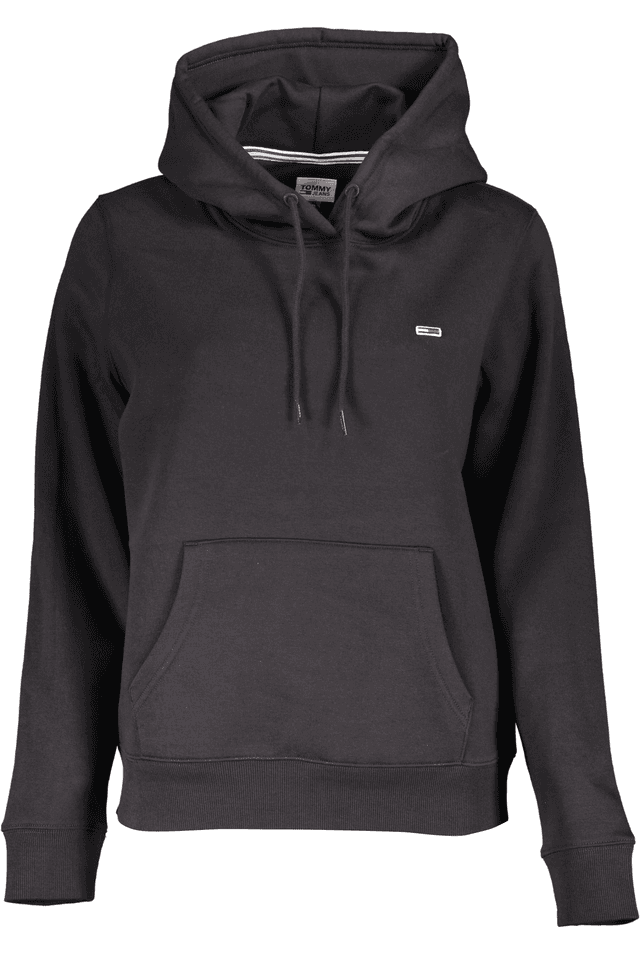 4804TOMMY HILFIGER FELPA SENZA ZIP DONNA NERO