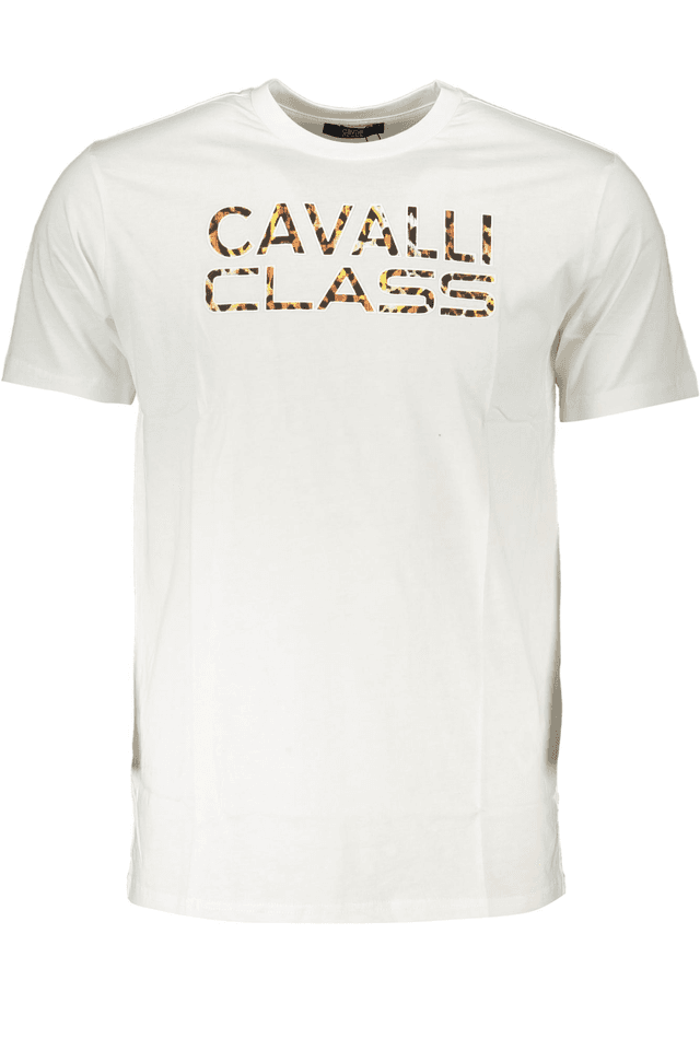 6792CAVALLI CLASS T-SHIRT MANICHE CORTE UOMO BIANCO