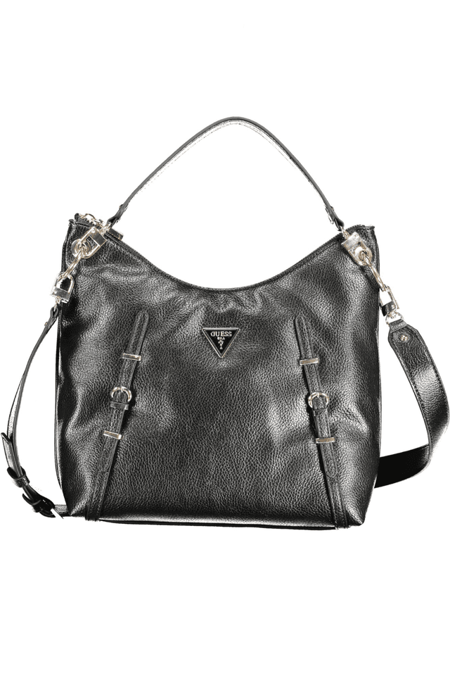 9682GUESS JEANS BORSA DONNA NERO