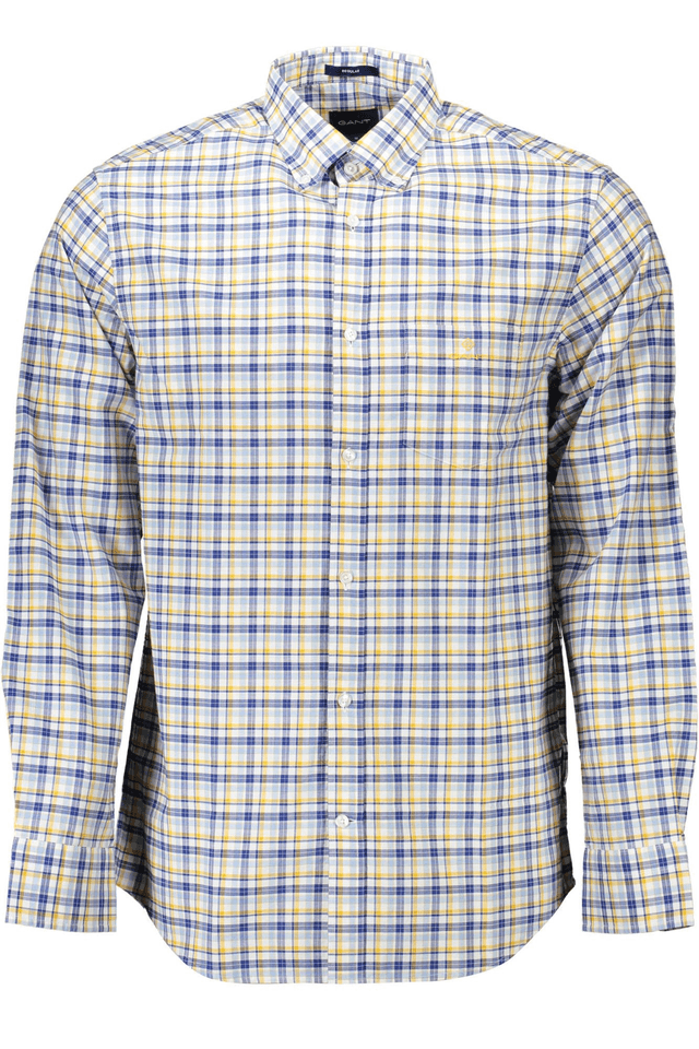 1128GANT CAMICIA MANICHE LUNGHE UOMO GIALLO