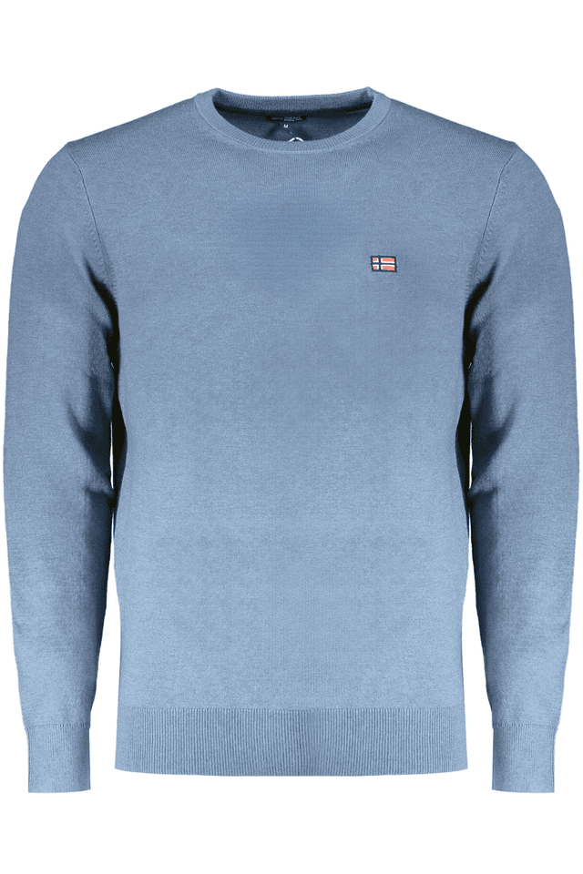 10294NORWAY 1963 MAGLIA UOMO AZZURRO