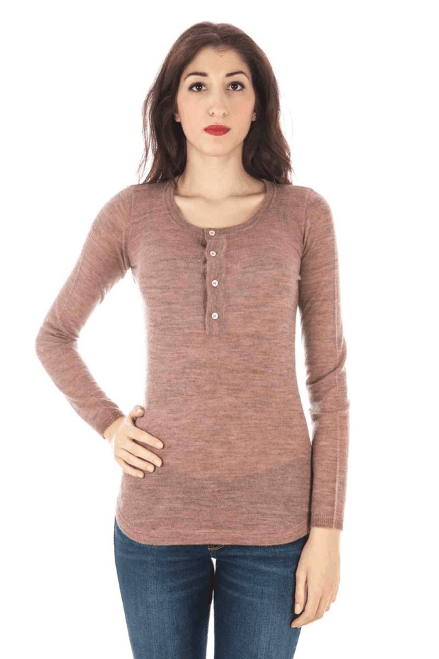 161FRED PERRY MAGLIA DONNA ROSA
