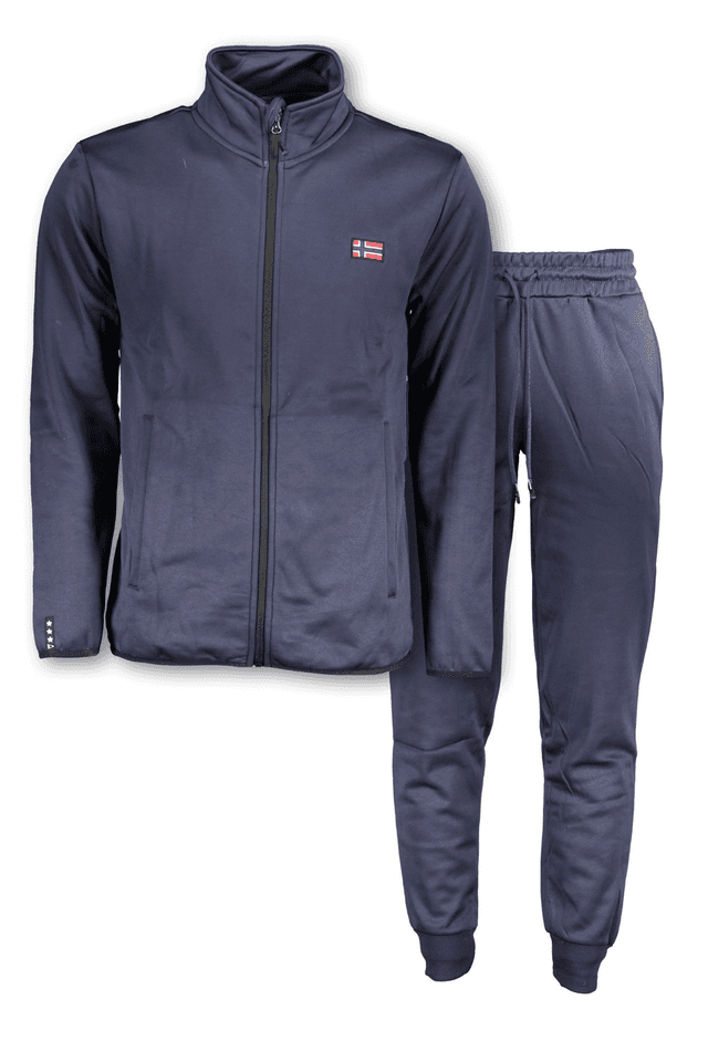 5960NORWAY 1963 FELPA CON ZIP UOMO BLU