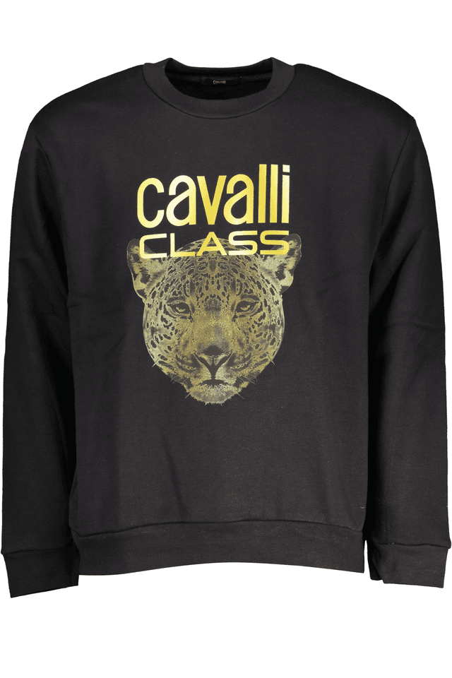 7750CAVALLI CLASS FELPA SENZA ZIP DONNA NERO