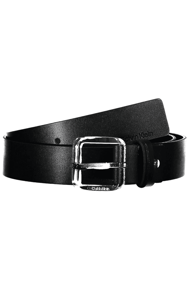 3796CALVIN KLEIN CINTURA IN PELLE UOMO NERO