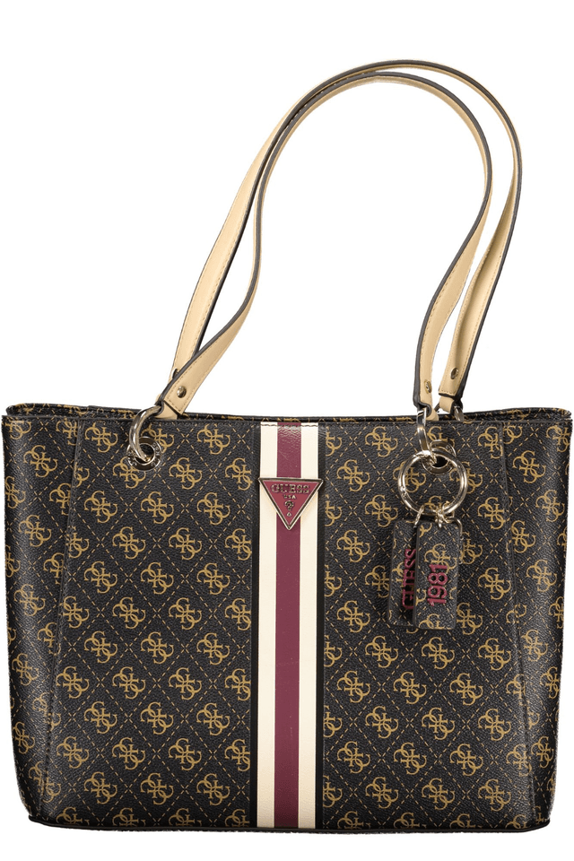 10470GUESS JEANS BORSA DONNA MARRONE