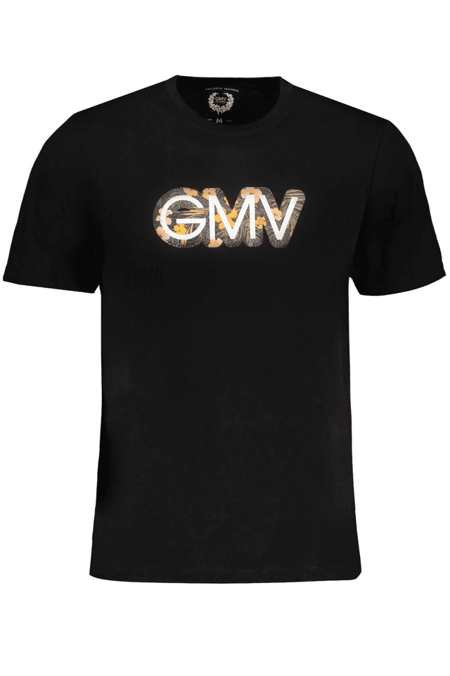 9589GIAN MARCO VENTURI T-SHIRT MANICHE CORTE UOMO NERO