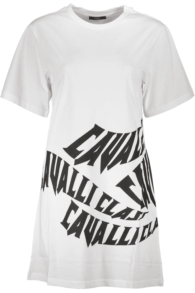 4090CAVALLI CLASS ABITO CORTO DONNA BIANCO
