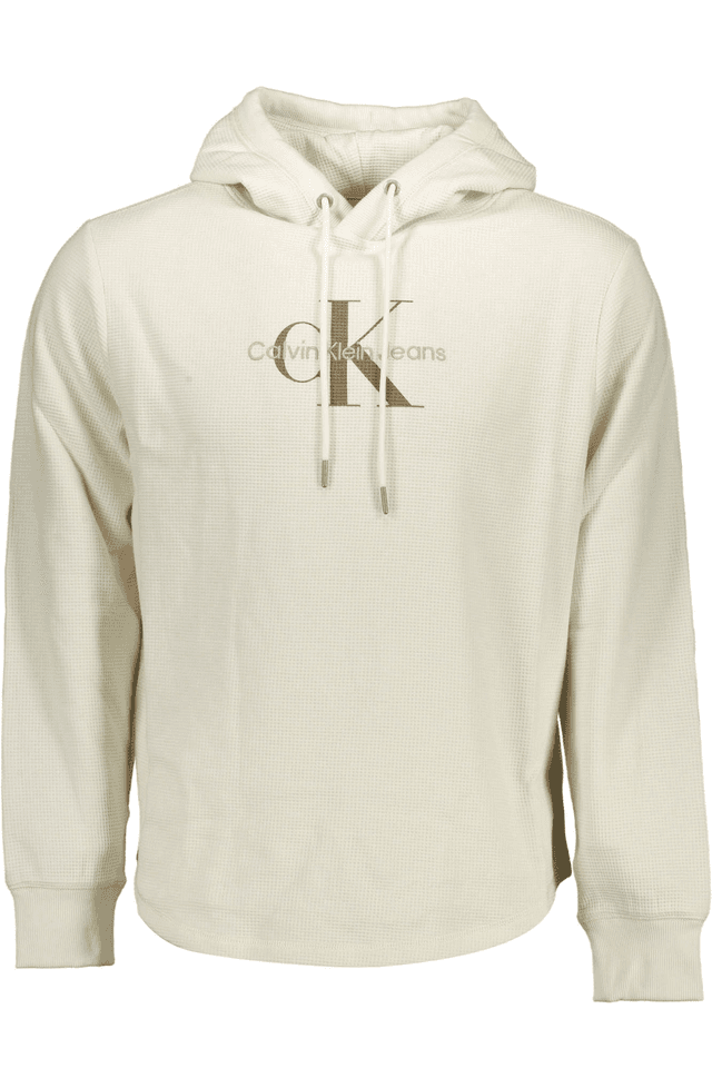 2978CALVIN KLEIN FELPA SENZA ZIP UOMO BIANCO