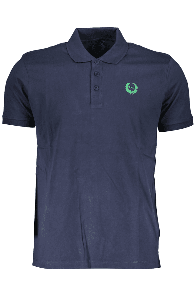 4021GIAN MARCO VENTURI POLO MANICHE CORTE UOMO BLU