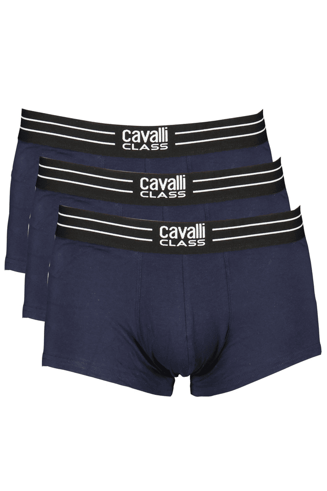 6694CAVALLI CLASS BOXER UOMO BLU