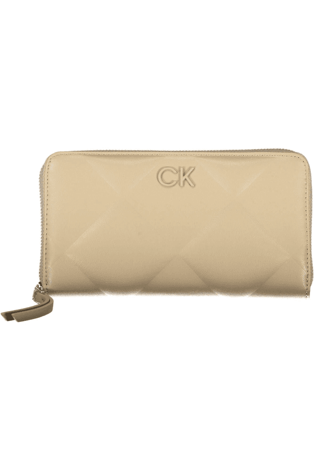 6499CALVIN KLEIN PORTAFOGLIO DONNA BEIGE