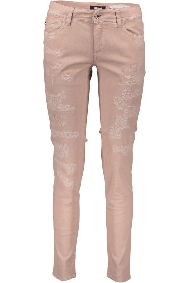 677JUST CAVALLI PANTALONE DONNA ROSA