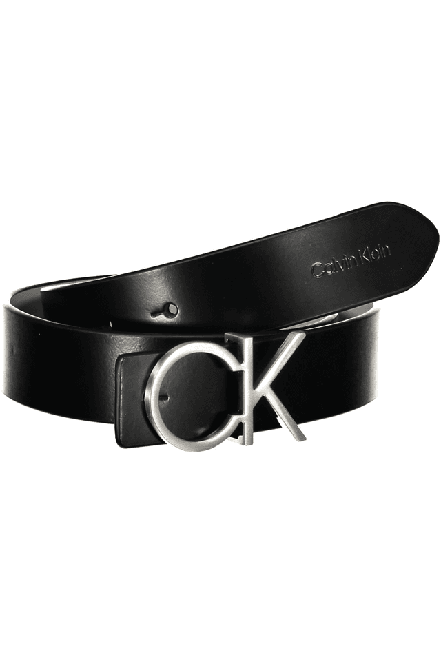 7320CALVIN KLEIN CINTURA IN PELLE DONNA NERO