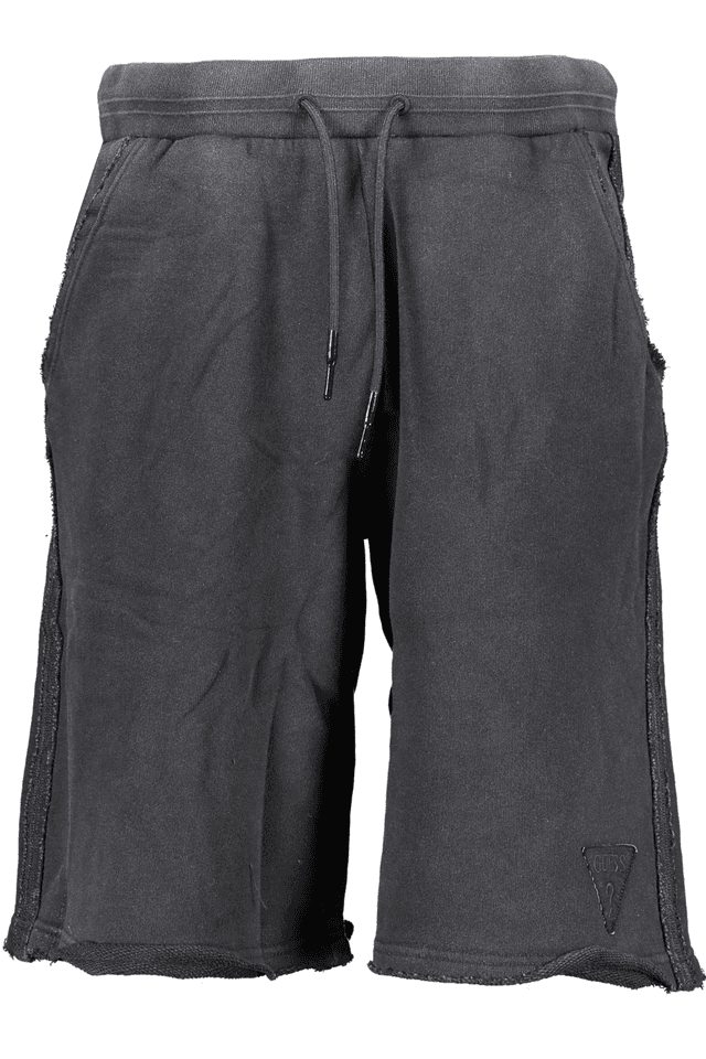 547GUESS JEANS PANTALONE BERMUDA UOMO NERO