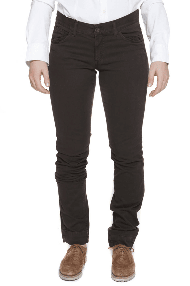 176GANT PANTALONE DONNA MARRONE