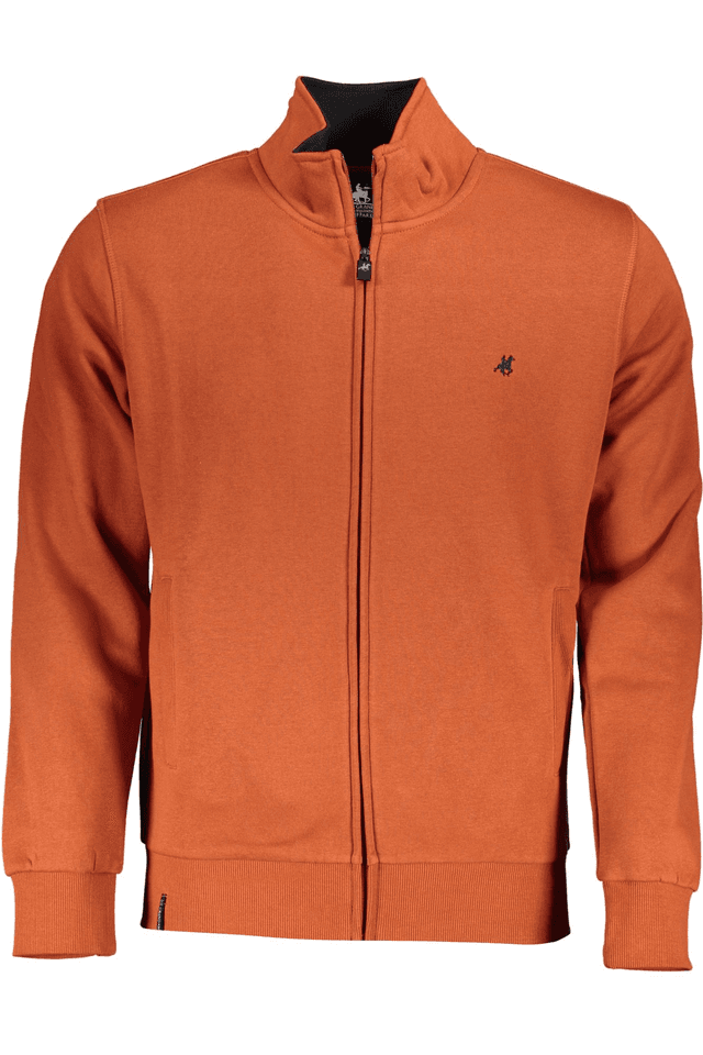 4832U.S. GRAND POLO FELPA CON ZIP UOMO BRONZO