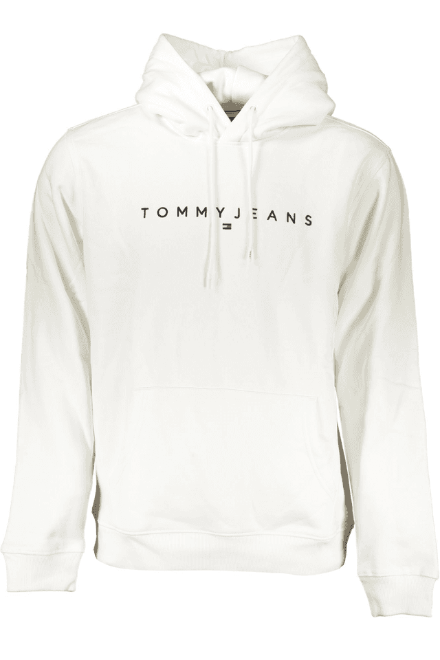 7203TOMMY HILFIGER FELPA SENZA ZIP UOMO BIANCO