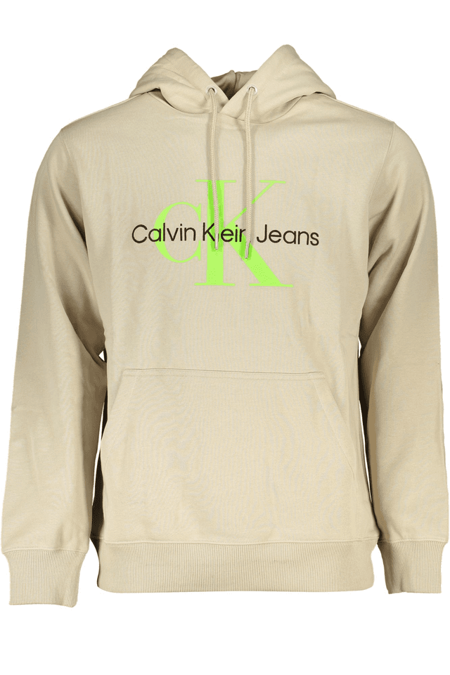 5502CALVIN KLEIN FELPA SENZA ZIP UOMO BEIGE