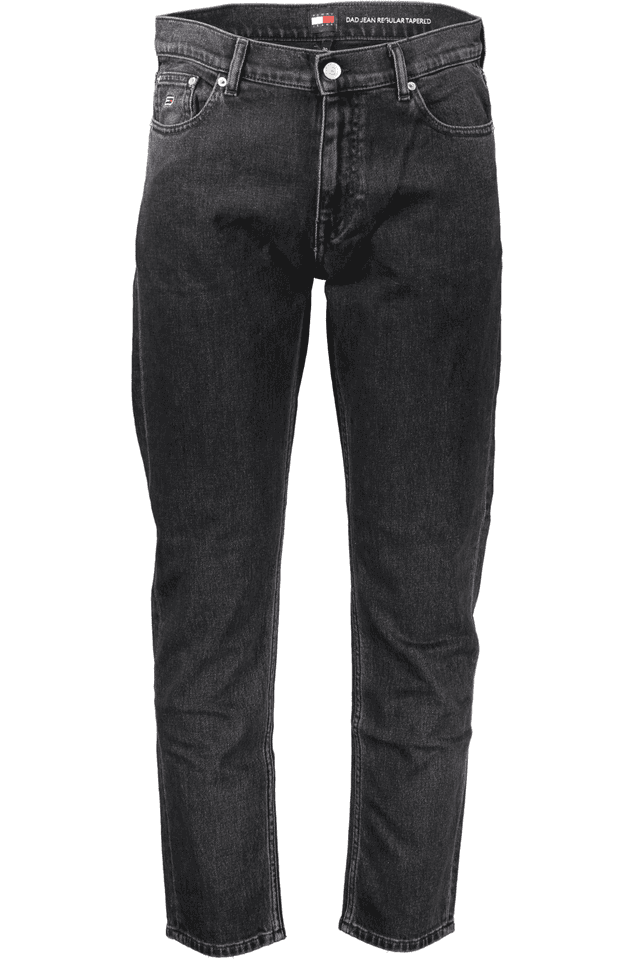 6986TOMMY HILFIGER JEANS DENIM UOMO NERO